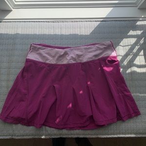 Lululemon Plum Pleated Skirt Size 4